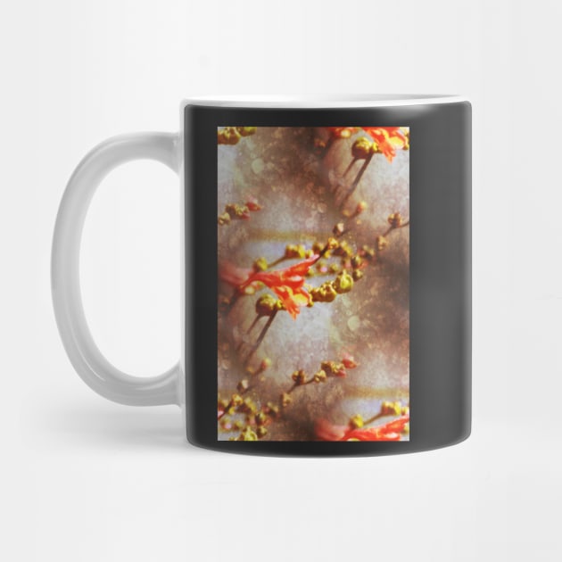 Crocosmia flowers by the Methodist church in Rainier pattern by DlmtleArt